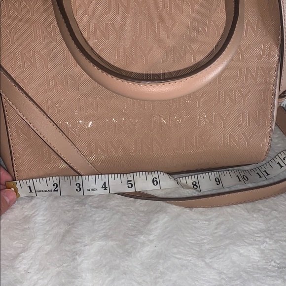 NWOT Jones New York Tan Leather Handbag - Picture 5 of 8